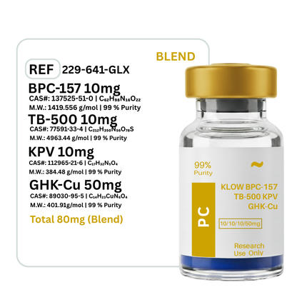 KLOW Blend - GHK-CU + TB-500 + BPC-157 + KPV 10mg
